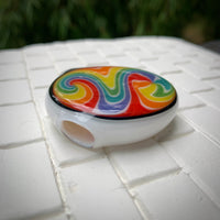 Rainbow WigWag Pendant